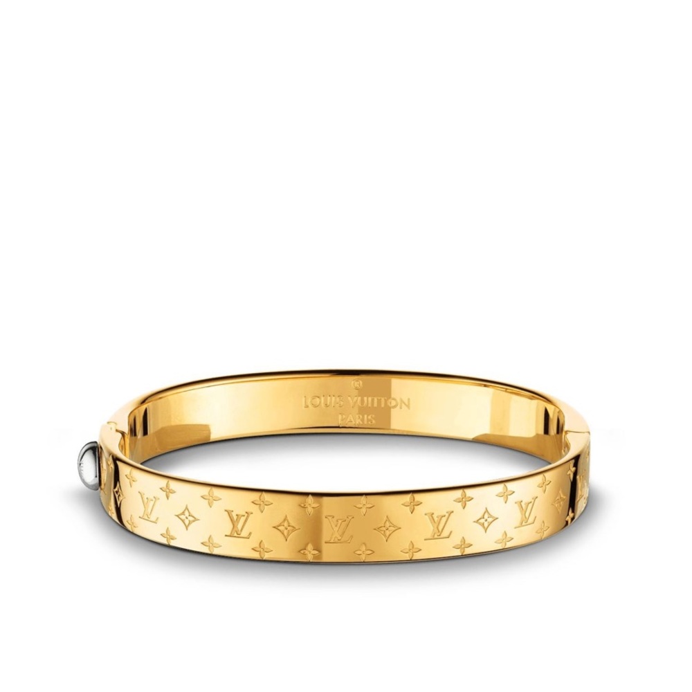 Louis Vuitton Nanogram Cuff in Gold size S